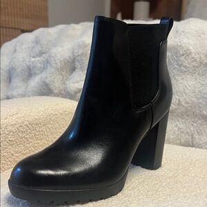 Clarks Black Heeled Boots